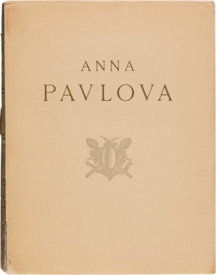 [Светлов В. Анна Павлова. Перевод на фр. яз. В. Петров. Гравюры Д. Галаниса], 1922.